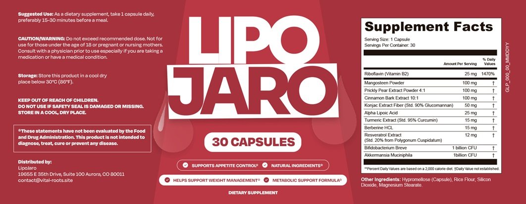 We Read LipoJaro's Label So You Don't Have To